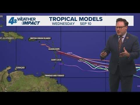 Tropical Weather Impact 10pm: Tracking Invest 91, development chances drops