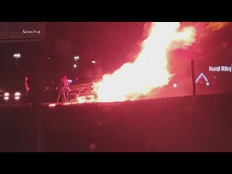 Off-duty Whitehall firefighter helps save man from burning vehicle