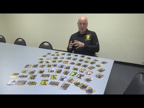 Marion police use 'officer trading cards' to engage with community