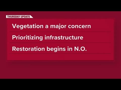 Entergy Update: Power Outages after Hurricane Francine