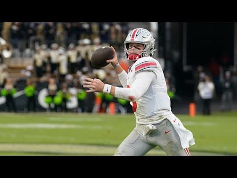 Postgame Interviews: Ohio State vs. Purdue