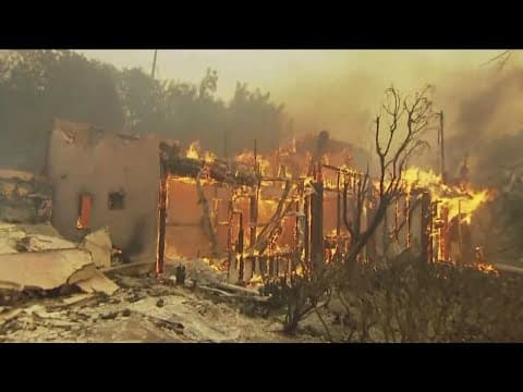 Pacific Palisades fire tears through residential neighborhoods, destroying homes