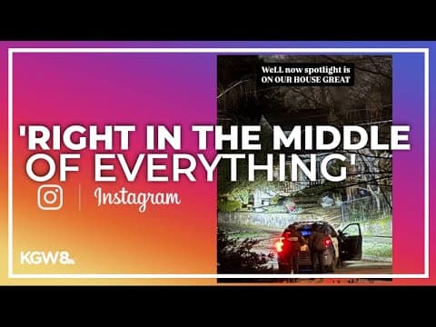 Portland family recounts police search for armed robbery suspect near home