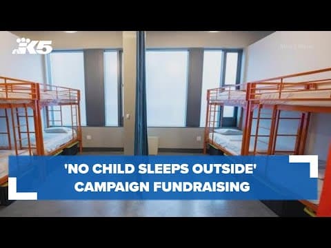'No Child Sleeps Outside' campaign working toward fundraising goal