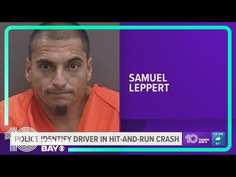 Police find man accused of seriously hurting person in Tampa hit-and-run crash