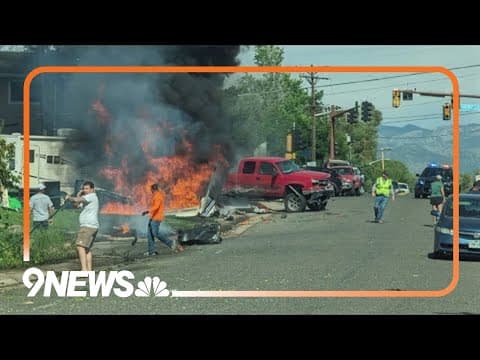People recall the moment a small plane crashed in their Arvada neighborhood