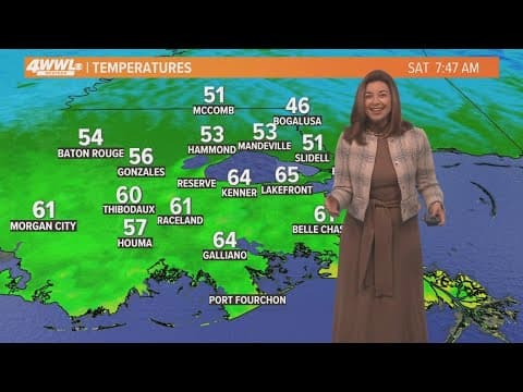 New Orleans Weather: Nice fall-like weekend ahead!