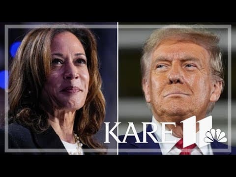 Harris, Trump make final campaign stops hours before polls open