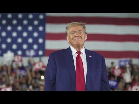 Donald Trump on the campaign trail amid new court twist