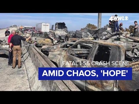 'Hope for humanity' | Paramedic says amid chaos, panic at I-55 crash scene, he saw hope