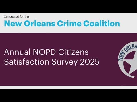 Survey: More New Orleanians say they feel safe — but not everyone agrees