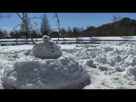 ‘Once in a lifetime’ snow hits parts of the U.S. South