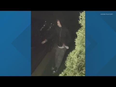 Search for car break-in suspect in Kokomo caught on camera