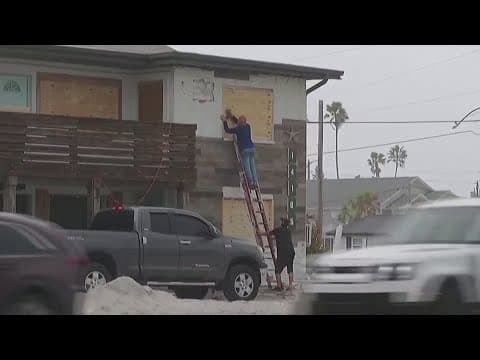 Hoosiers in Florida prepare for Milton's arrival