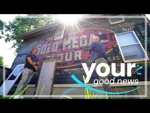 Your Good News | Historic Hidden Sign, Surviving an Arrow and Kids Helping Train Service Dogs