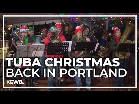 Tuba Christmas tradition returns to Pioneer Courthouse Square