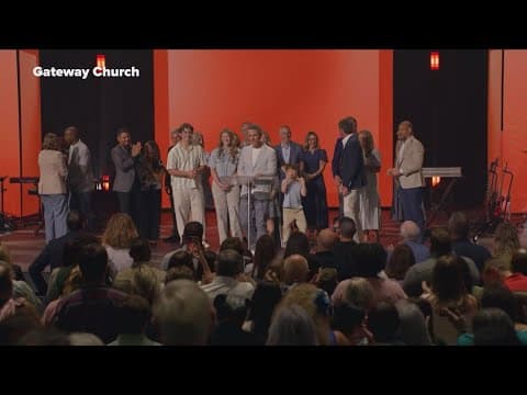 Gateway Church holds a commissioning service for its new senior pastor after scandal