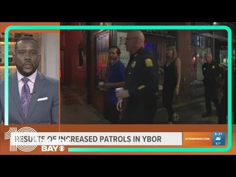 Increased patrols in Ybor following deadly shooting result in 30 arrests