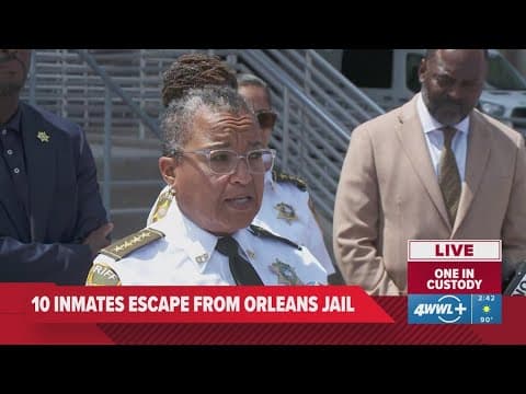'Defective locks on the cells' Sheriff Susan Hutson says about inmate escapees in New Orleans