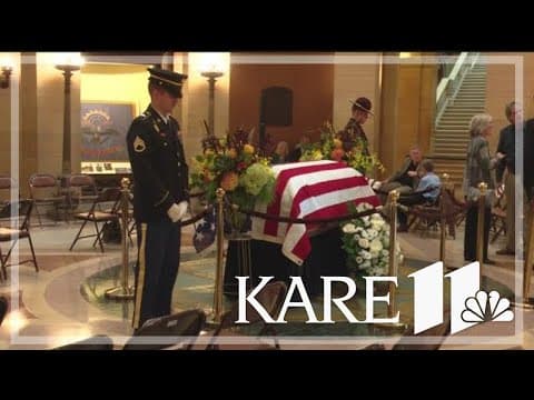 MN Gov. Al Quie lies in state at Capitol