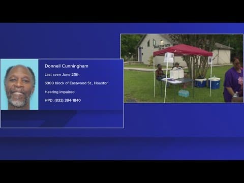 Donnell 'Peanut' Cunningham has been missing from his Houston home for a week