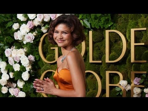Zendaya sparks engagement rumors while wearing massive diamond ring at Golden Globes