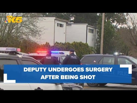 King County deputy 'in good spirits' despite being in critical condition due to gunshot wound