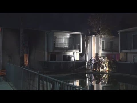 Man dead, woman injured after northwest Houston apartment fire, HFD says