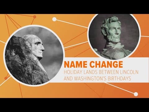 The history of President's day