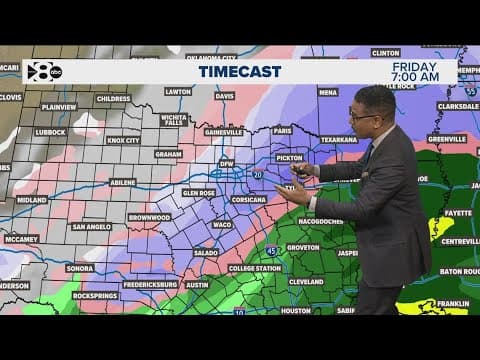 DFW Weather: Snow to move into the area later this week