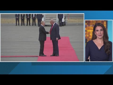 Trump, Putin shake hands in Alaska ahead of summit