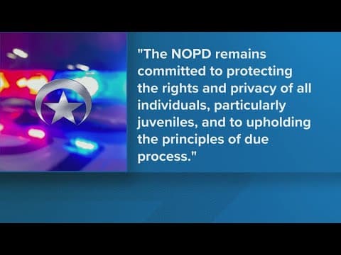 NOPD slams social media posts revealing names of juveniles allegedly connected to NOPD investigation