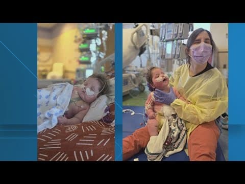 11-month-old Jack Lally finally gets a new heart