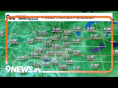 Extended forecast | Scattered thunderstorms Saturday on the Front Range