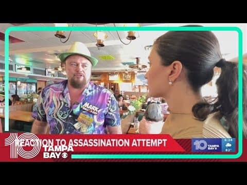 Tampa Bay residents react to news of assassination attempt on former President Donald Trump