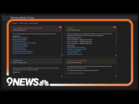 Delays, cancellations in Denver's RTD due to snowstorm