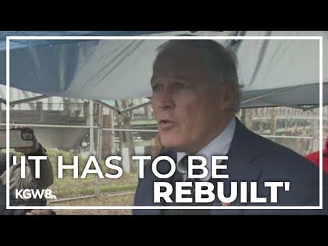 Inslee tours I-5 bridge in push for federal funding