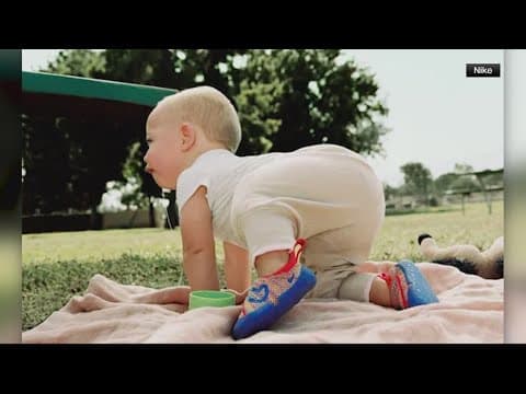 Nike Swoosh One designed to help toddlers learn to walk