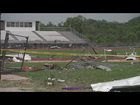 Cleanup continues after tornadoes in Palo Pinto County in North Texas