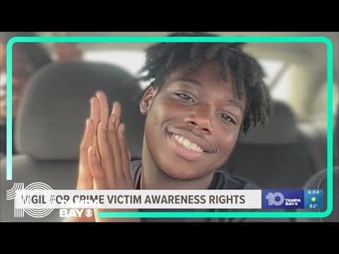 Vigil for crime victim awareness rights