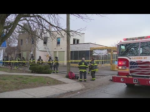 Man hospitalized in serious condition following a fire at an Indy flower shop
