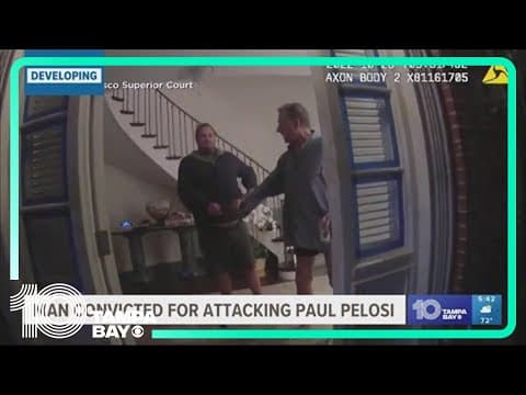 Man found guilty after attacking Nancy Pelosi's husband in San Francisco home
