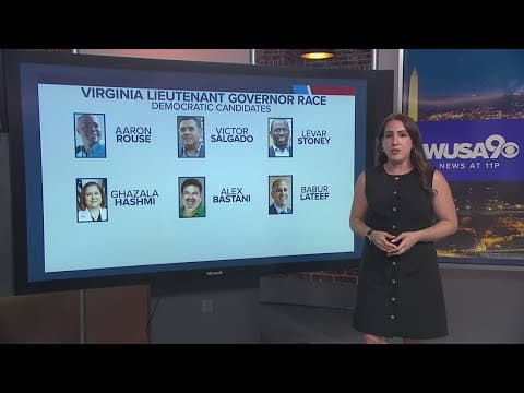 Hear from the candidates in the race for Lt. Governor of Virginia