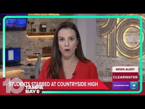 2 students stabbed at a high school in Clearwater