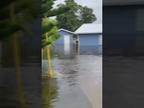 Homes flooding in Hernando County Florida: Hurricane Idalia