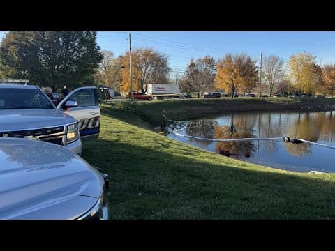 Plainfield car into water