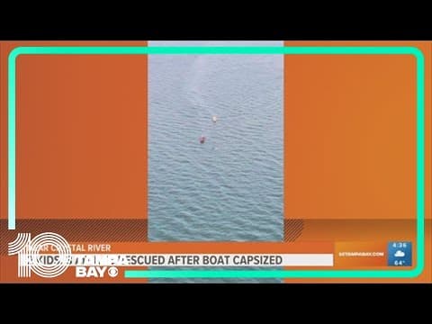 Five people rescued after boat capsized near Crystal River
