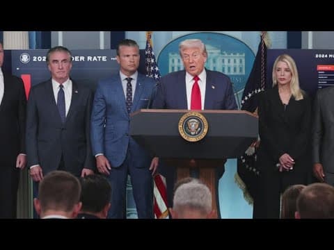 Trump says he's placing DC police under federal control
