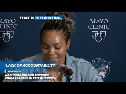 Lynx star torches WNBA leadership in exit interview