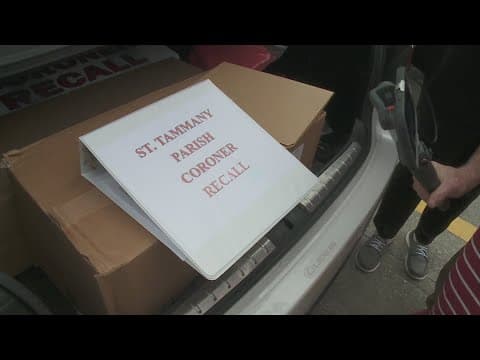 Petition to recall St. Tammany Parish coroner falls short on signatures, organizers announce